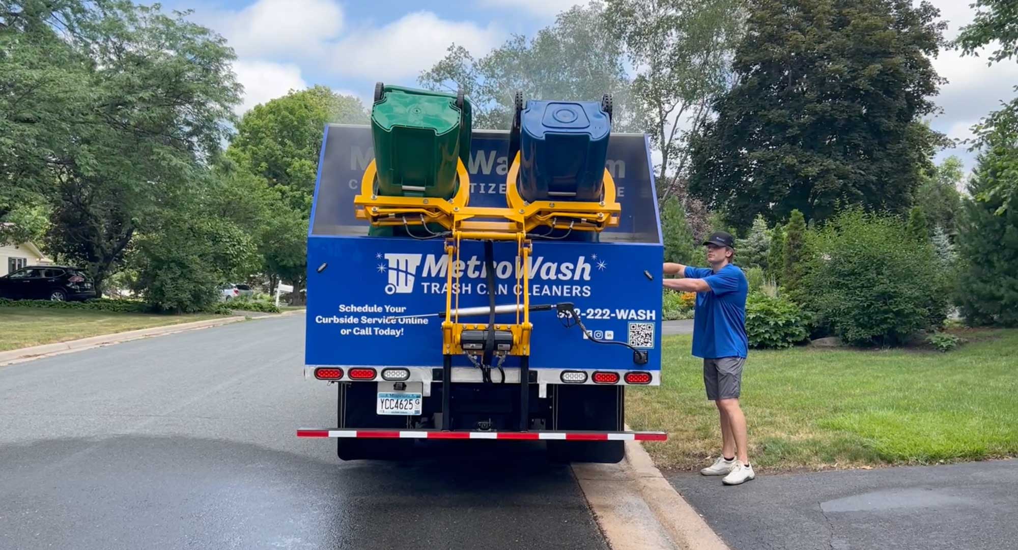 Our Process MetroWash Trash Can Cleaners